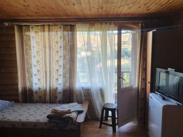 Студия с кухней и балконом