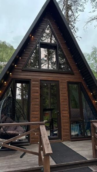 А-Frame Malkar housе с видом на гору Чегет
