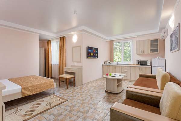 2х местный с кухней 1-й категории + 2 доп. места, 35 кв.м корп.А Комфорт