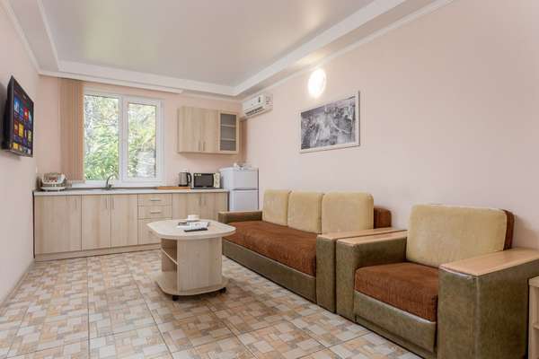 2х местный с кухней 1-й категории + 2 доп. места, 35 кв.м корп.А Комфорт