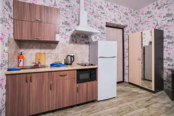 Семейная студия с кухней от 4 до 6 гостей