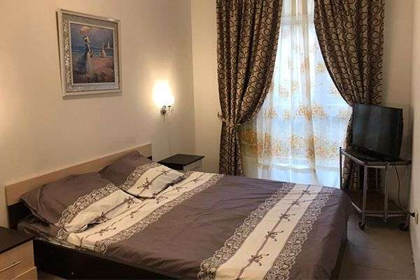 Семейные апартаменты с кухней и видом на море и горы Ай петри